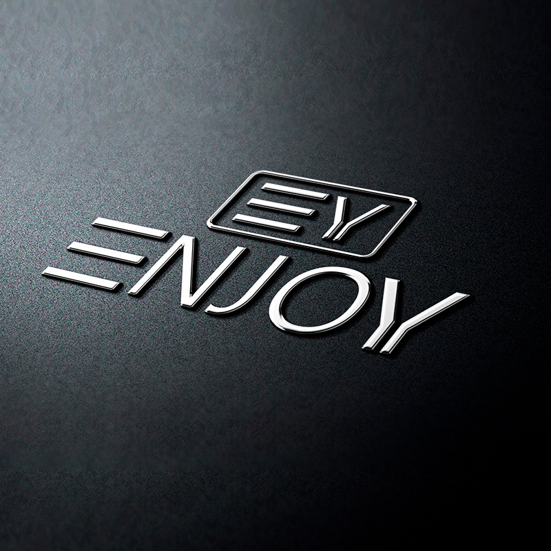 enjoy logotipo principal comida rapida obozova studio